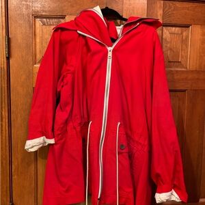 Calvin Klein Vibrant Red Utility Jacket